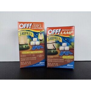 OFF! Mosquito Lamp & Lantern Refill Candles  6 Pads Bug Repellent